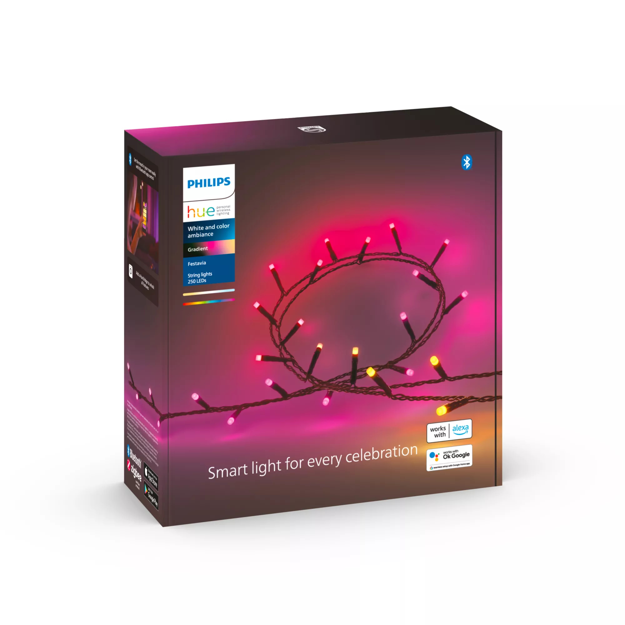 Philips by Signify Philips Hue White and colour ambience Festavia string lights – image 3
