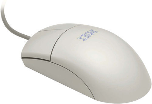 Lenovo Mouse 2Btn PS2 white sleek