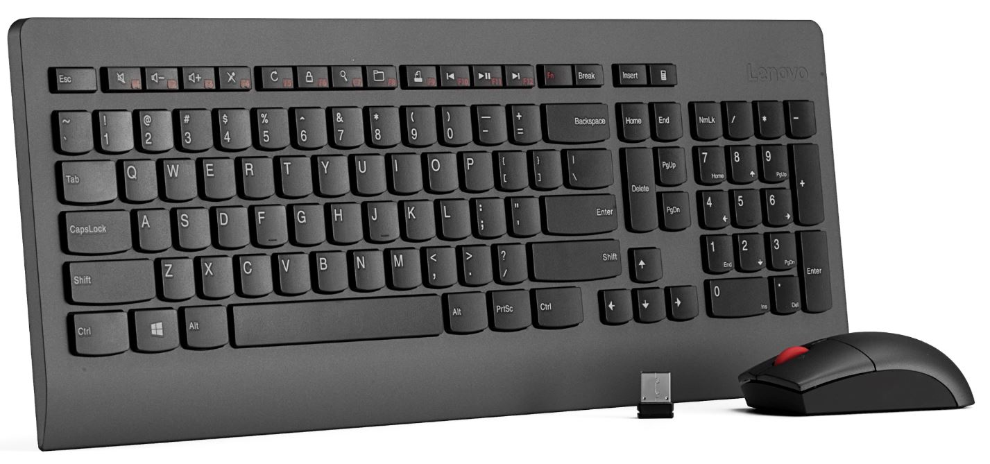 Lenovo 4X30L04122 keyboard Universal USB Italian Black