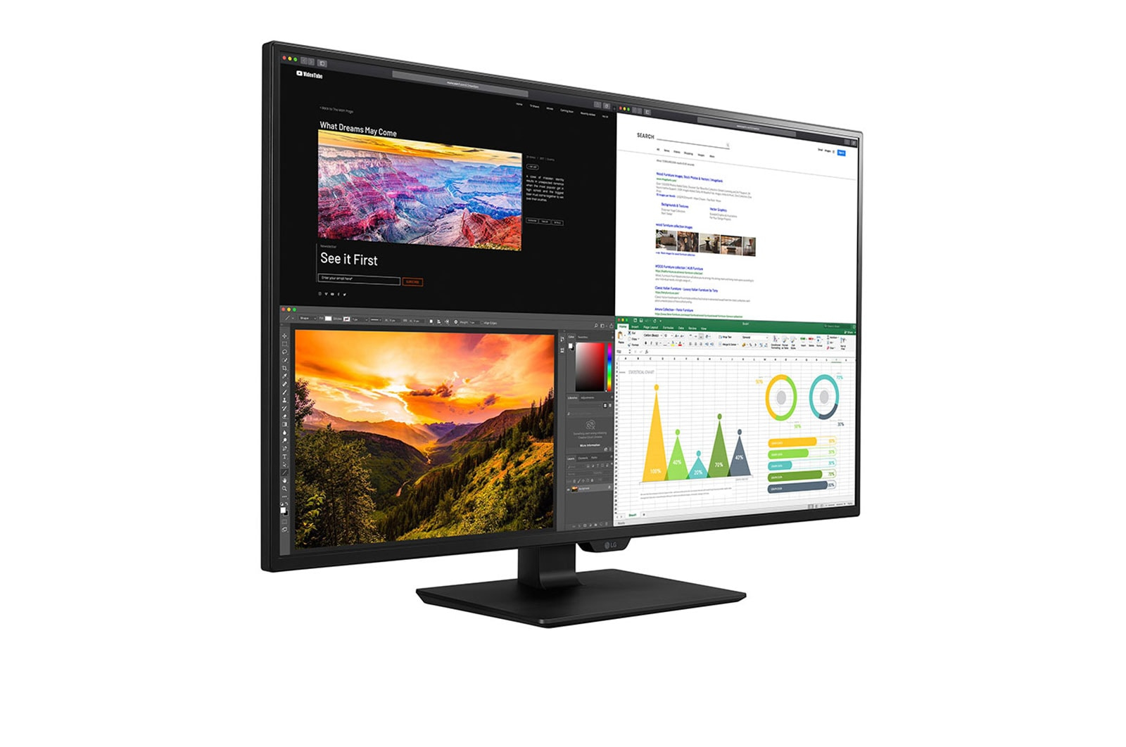LG 43UN700-B computer monitor – image 4