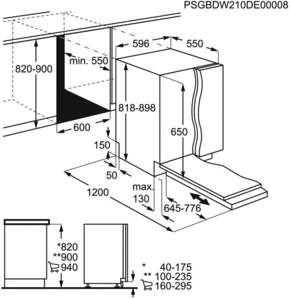 AEG GI620C2SC Fully built-in 13 place settings – image 7