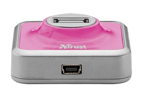 Trust 4 Port USB 2.0 Micro Hub - Pink, 4 Pack – image 6