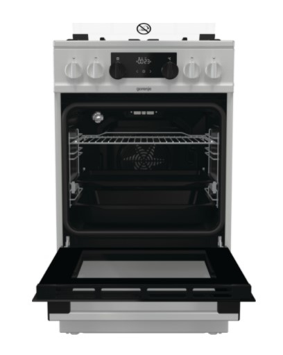 Gorenje K5352XH Freestanding cooker Electric/Gas Gas Stainless steel – image 3
