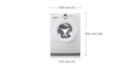 Samsung WF0508NXWG washer dryer – image 2