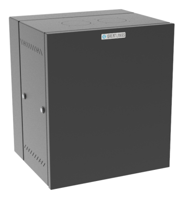 Vertiv GL2418WMS-B-00 rack cabinet 12U Wall mounted rack Black