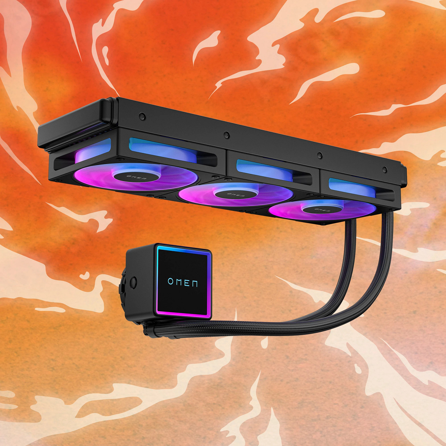 HP OMEN 360mm aRGB Liquid Cooler - Black – image 3