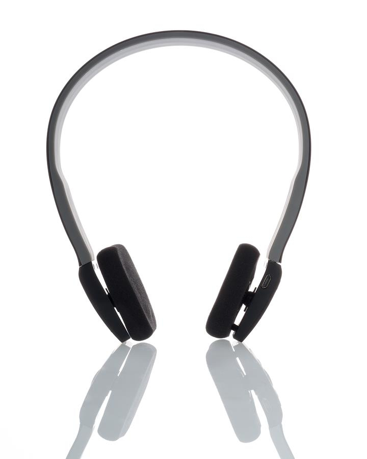 itek ITEH03LBY headphones/headset Wireless Head-band Calls/Music Bluetooth Black, Grey – image 3