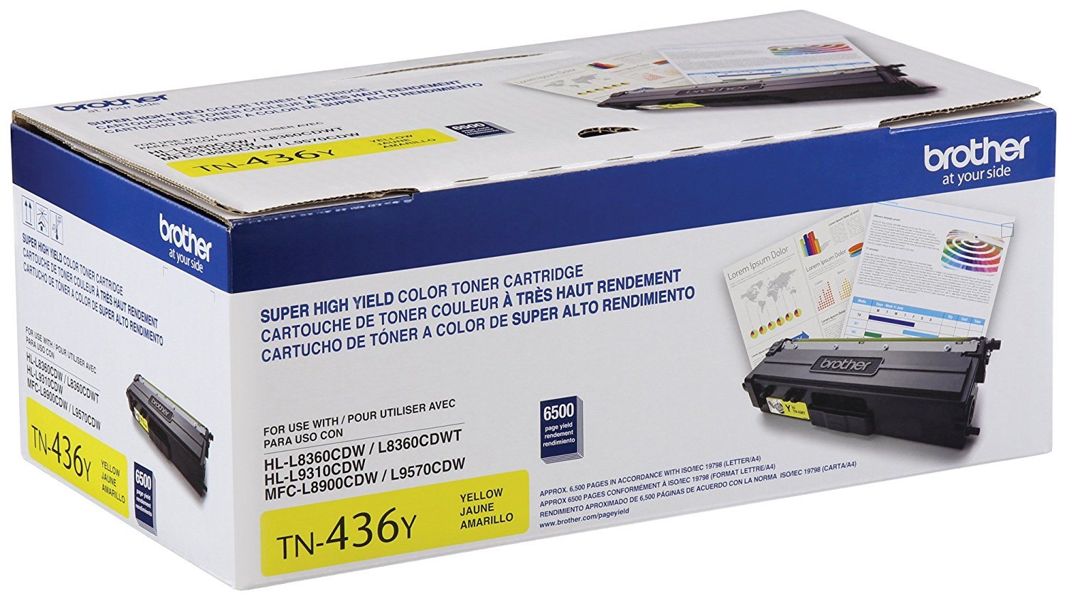 Brother TN-436Y toner cartridge 1 pc(s) Original Yellow – image 6