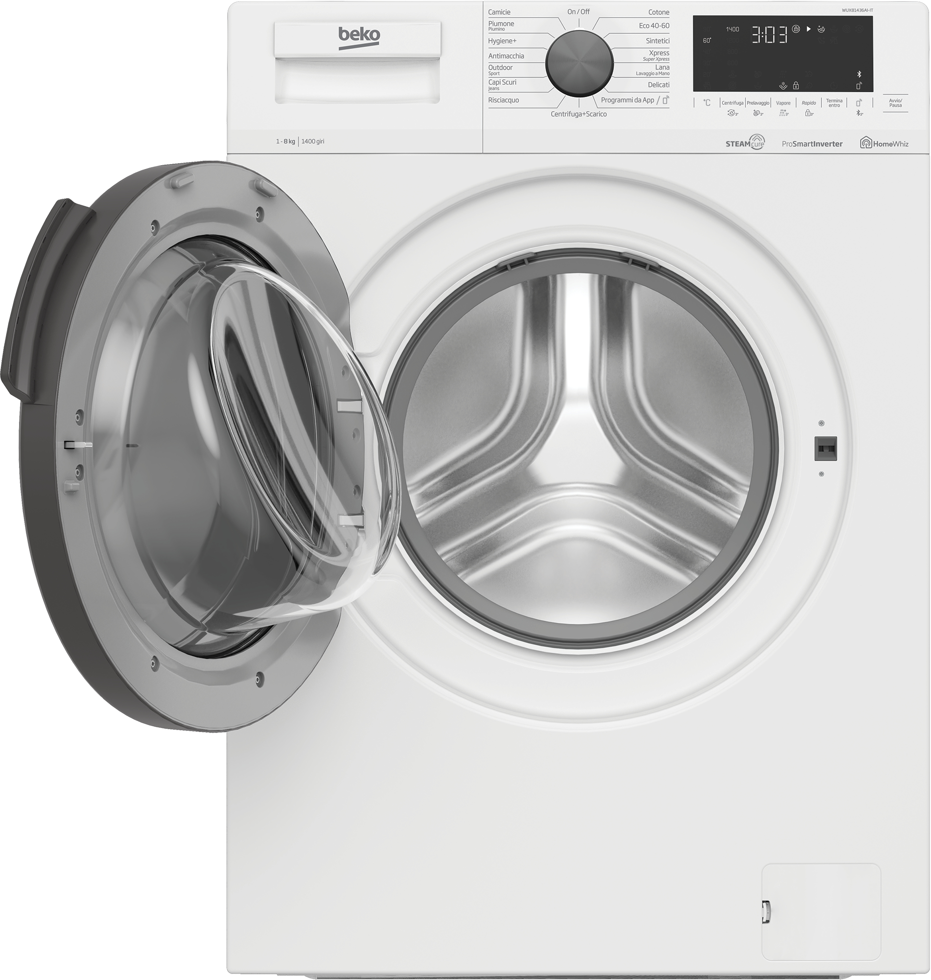 Beko WUX81436AI-IT washing machine Front-load – image 3