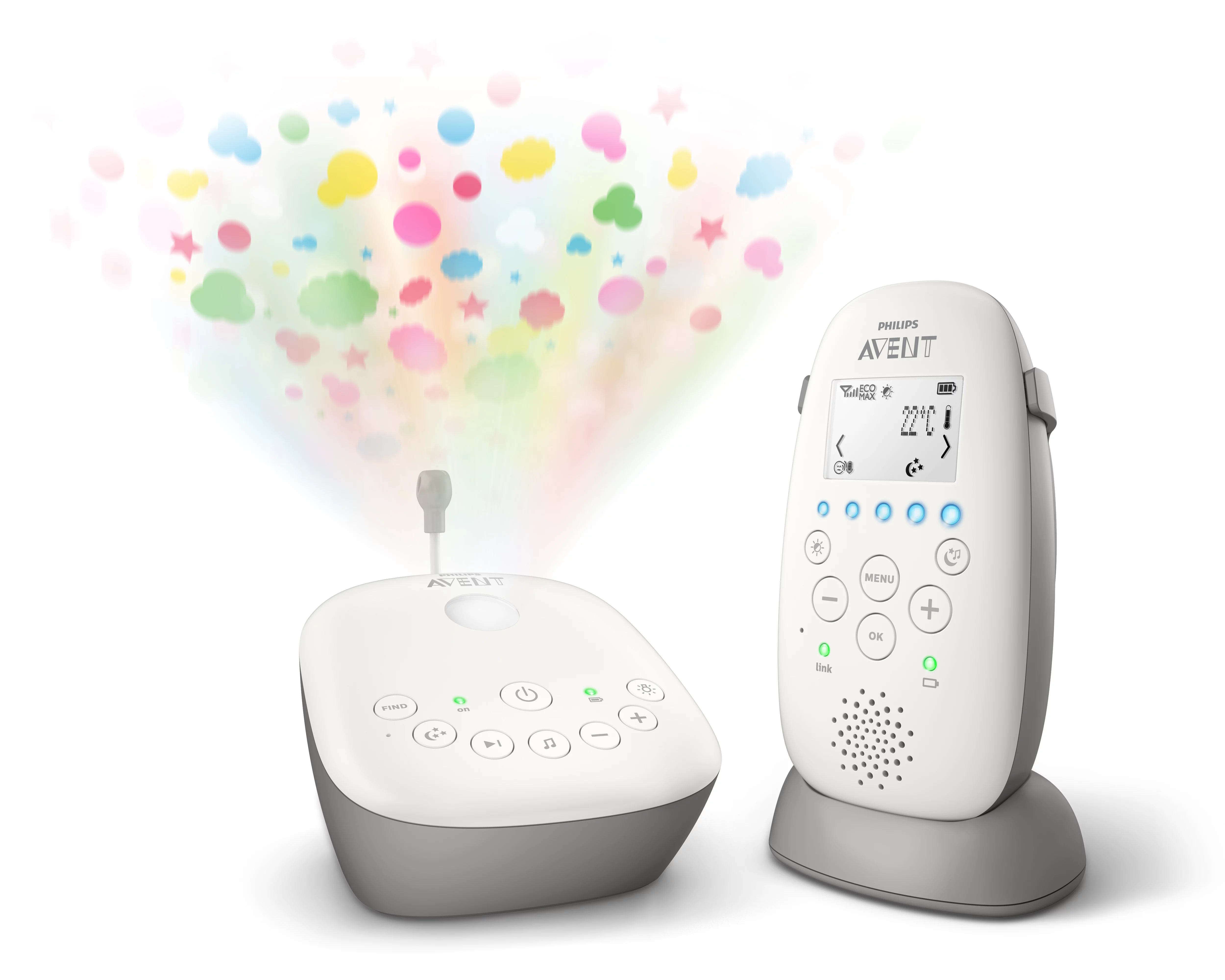 Premium SCD733/26 DECT-Audio-Babyphone Premium