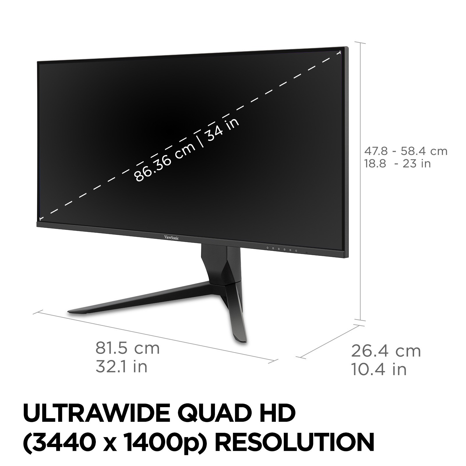 Viewsonic VX Series VX3418-2K computer monitor – image 4