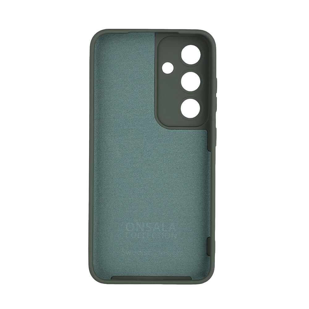 Onsala Phone Case Silicone Olive Green - Samsung S24 – image 3