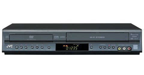 JVC HR-XVC11B DVD Player + VHS Recorder