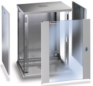 Intellinet 710824 rack cabinet 16U Wall mounted rack Grey – image 2