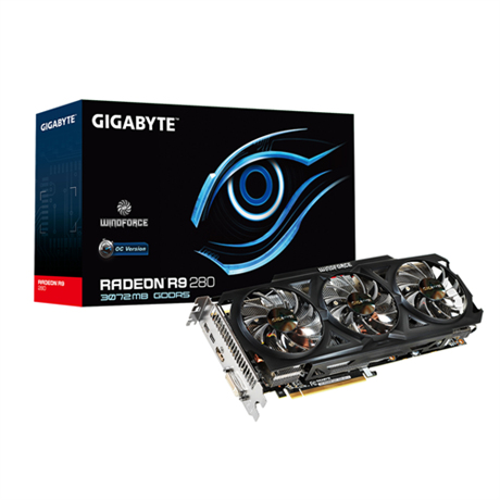 GIGABYTE GV-R928WF3OC-3GD graphics card AMD Radeon R9 280 – image 1