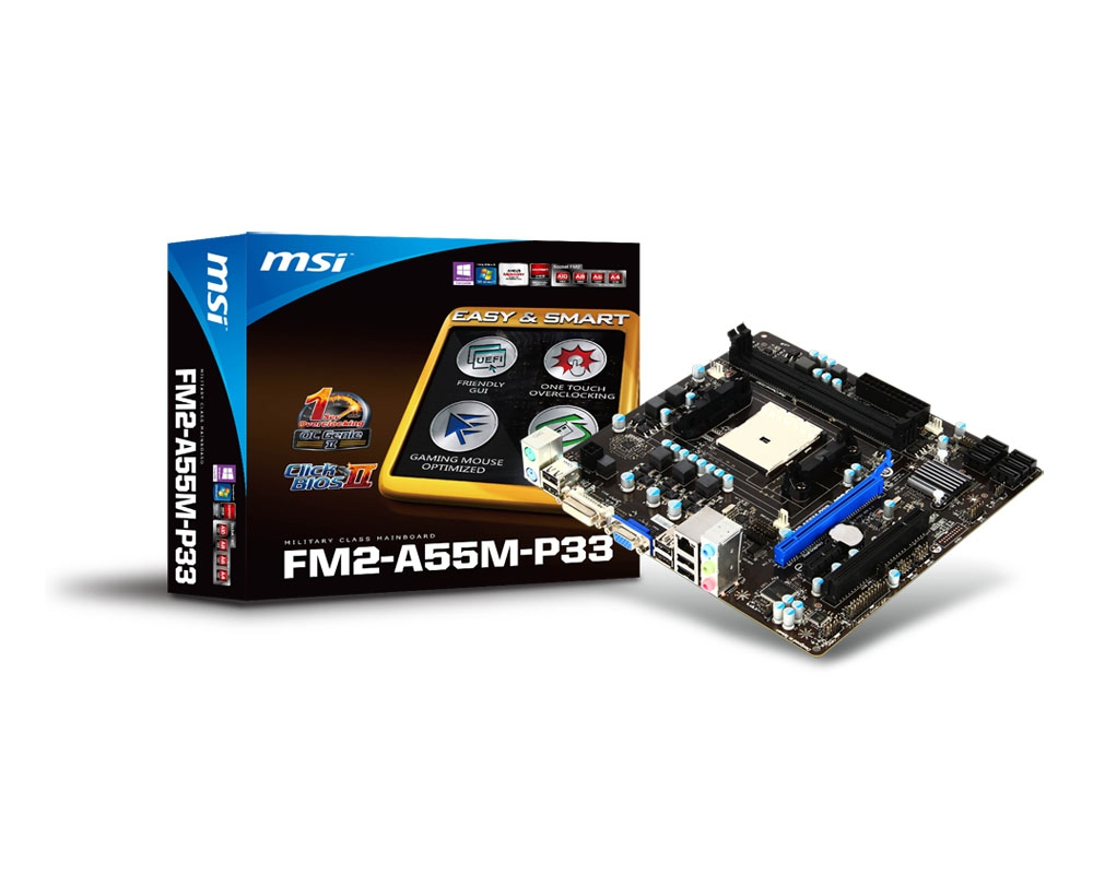 MSI FM2-A55M-P33 AMD A55 Socket FM2 micro ATX – image 5