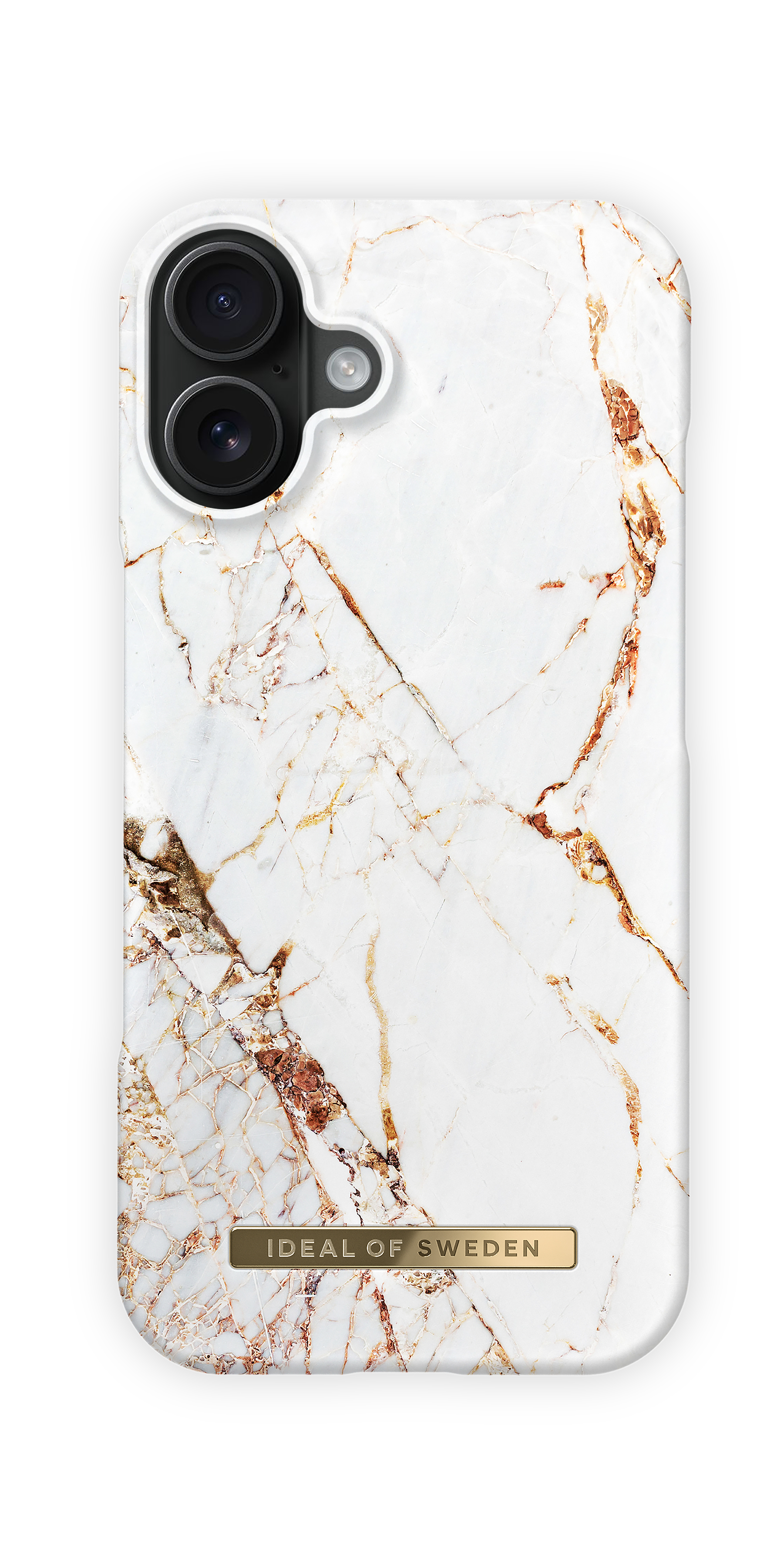 iDeal of Sweden Printed Case iPhone 16 Plus Carrara Gold – image 1