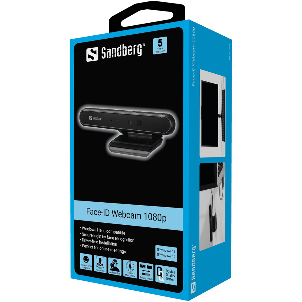 Sandberg Face-ID Webcam 1080p – image 6