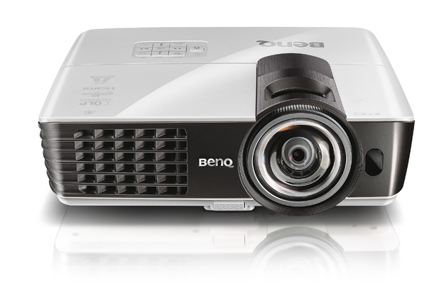 BenQ MW821ST data projector Short throw projector 3000 ANSI lumens DLP WXGA (1280x800) 3D Grey