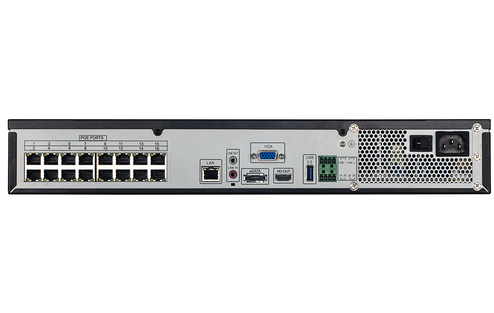 D-Link DNR-F4432-16P network video recorder Black – image 3