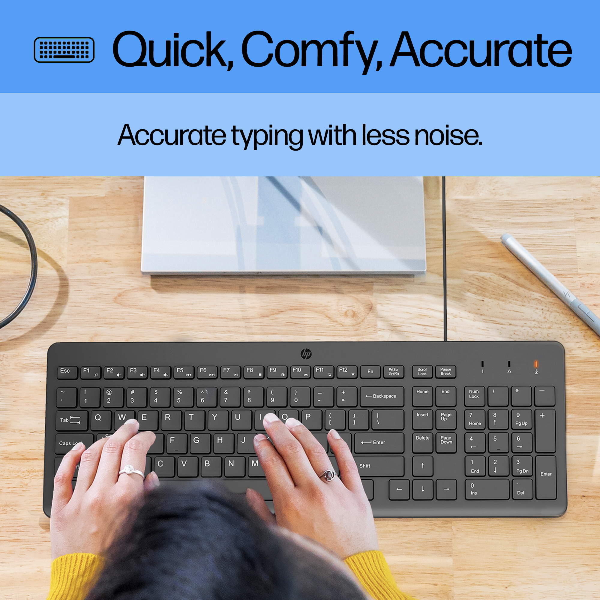 HP 150 USB-A Wired Keyboard – image 7
