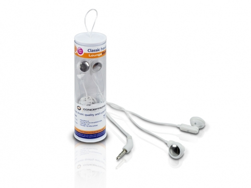 Conceptronic Classis Headphones Wired In-ear White – image 5