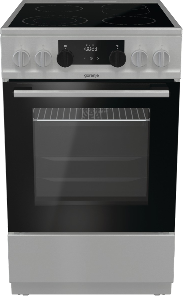 Gorenje ECS5350XA Freestanding cooker Electric Zone induction hob Stainless steel – image 3