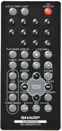 Sharp XLUH1H Home audio micro system – image 3