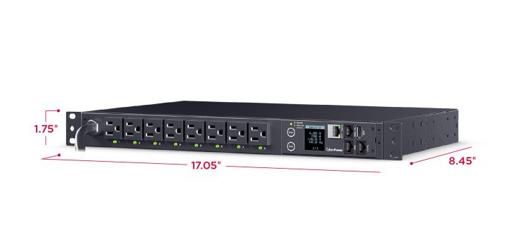CyberPower PDU41021 power distribution unit (PDU) 16 AC outlet(s) 1U Black – image 6