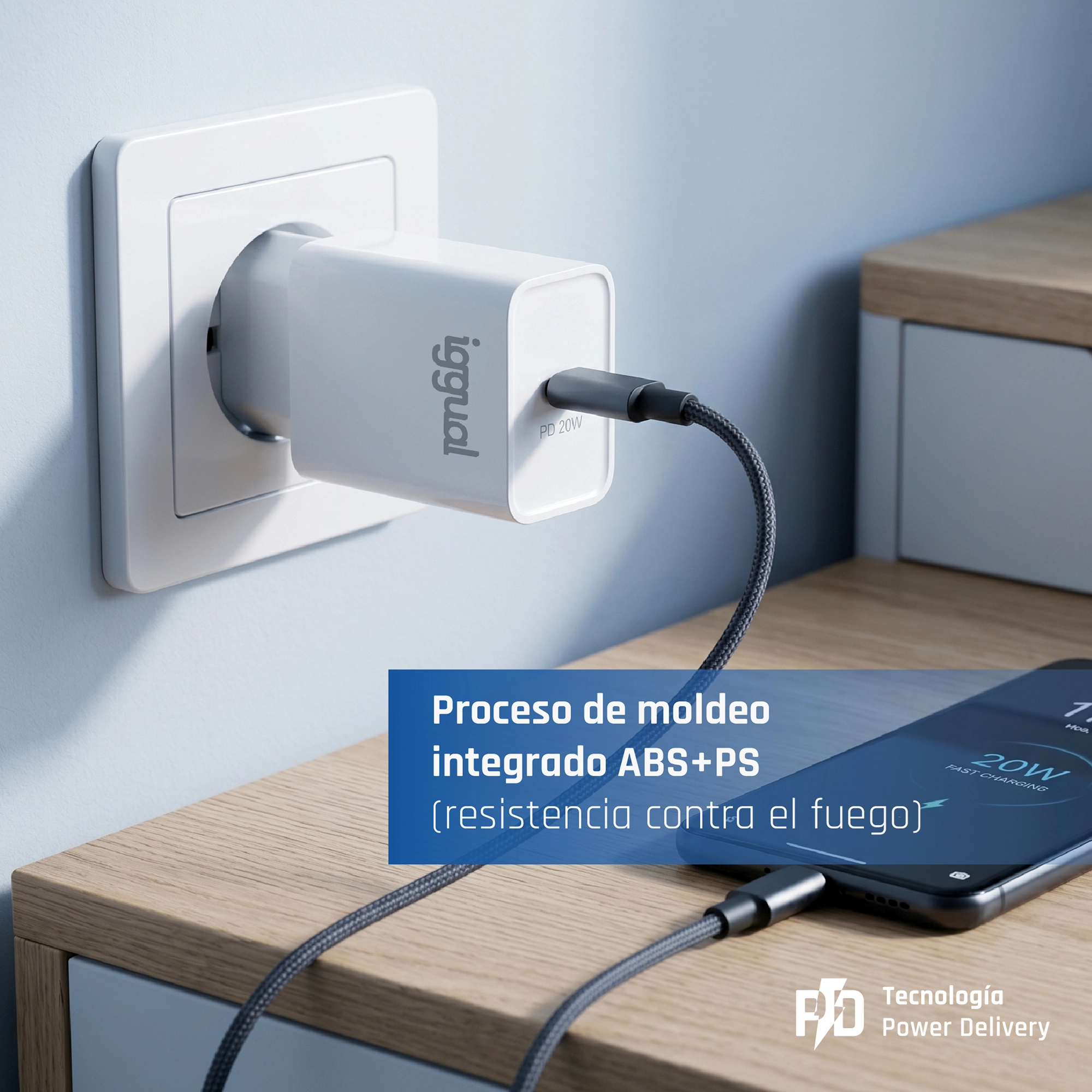 iggual IGG318164 mobile device charger Universal White AC Indoor – image 5