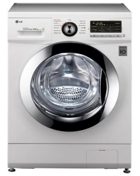 LG F1496DP3 washer dryer Freestanding Front-load White – image 1