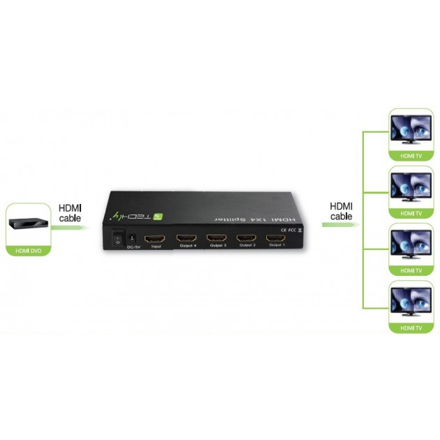 Techly IDATA HDMI-4SP – image 3