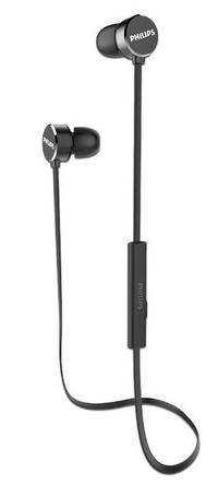 Auriculares Internos Philips Upbeat TAUN102BK - con Micrófono - en Oreja - Bluetooth - Inalámbrico - TAUN102BK/27