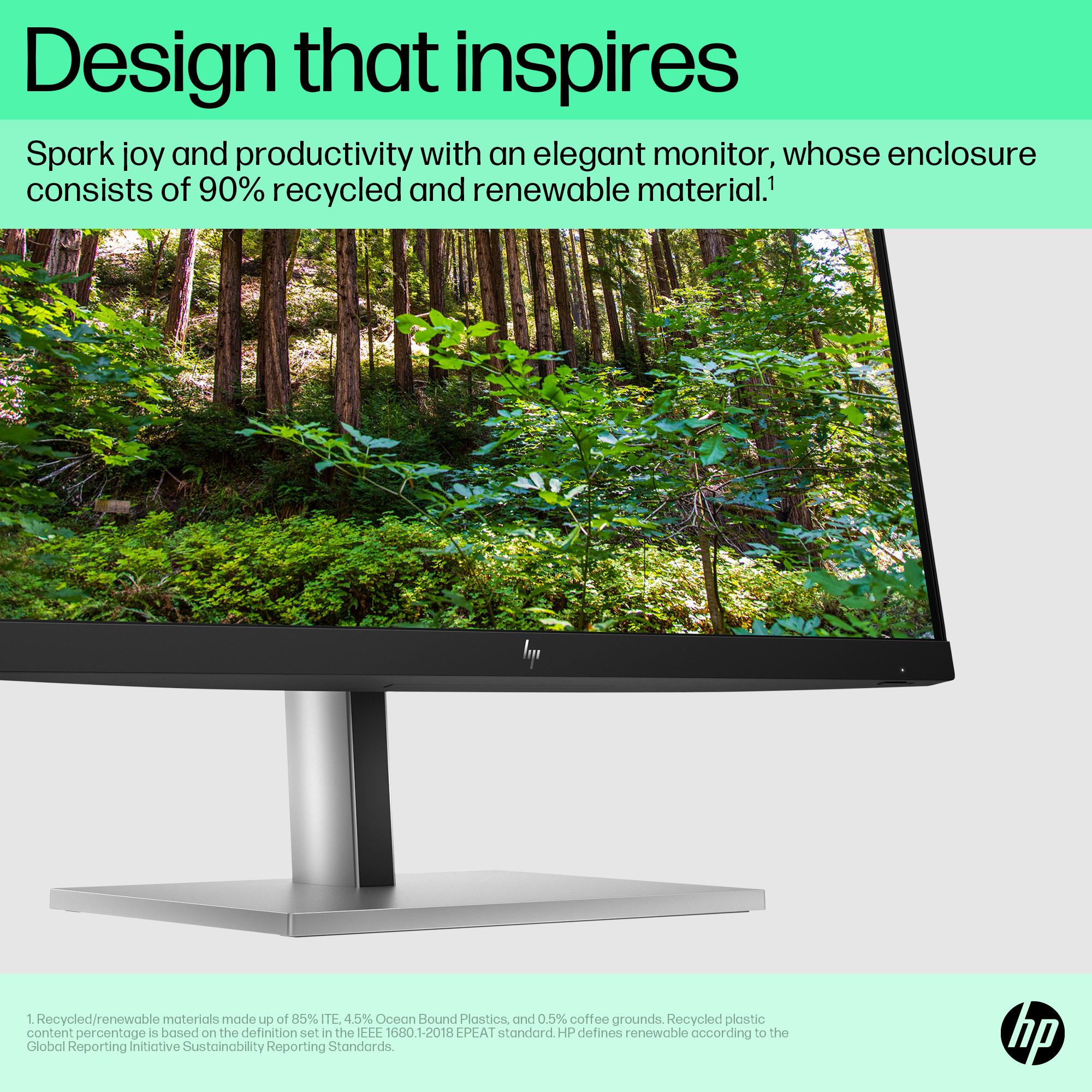 HP E-Series E22 G5 FHD Monitor. Display diagonal: 54.6 cm (21.5"), HD type: Full HD, Display technology: LCD, Display surf