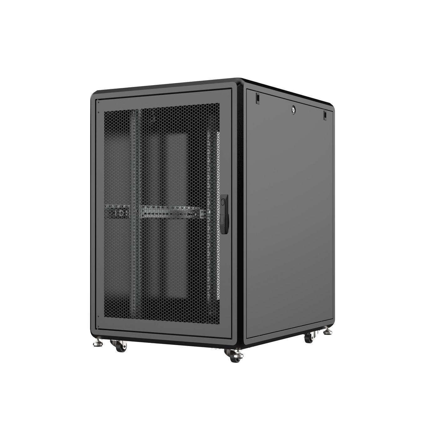 Lanview RSL22U81BL rack cabinet 22U Freestanding rack Black – image 1