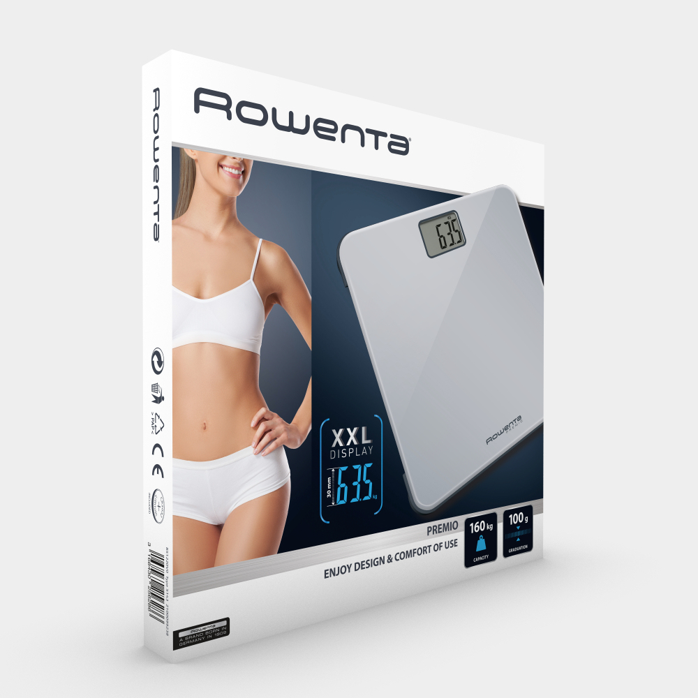 Rowenta BS1220 Square Grey Electronic personal scale – image 4