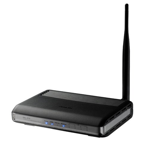 ASUS DSL-N10 wireless router Fast Ethernet Black