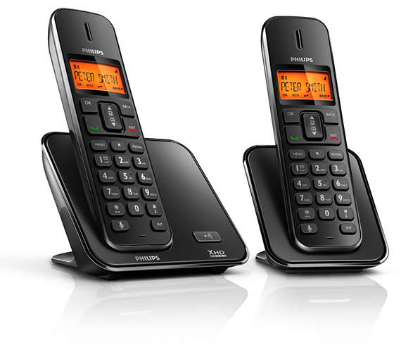 Philips SE1702B DECT telephone Caller ID Black – image 2