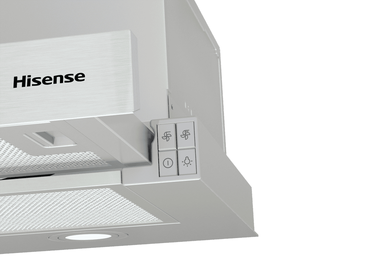 Hisense CH6TL4BX cooker hood Semi built-in (pull out) Stainless steel 450 m³/h – image 5