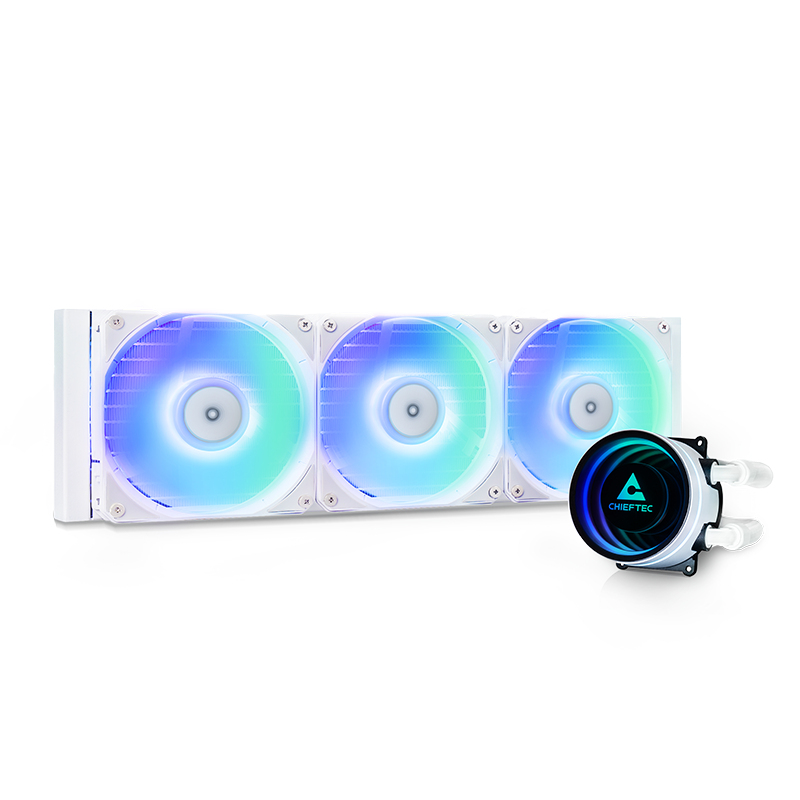 Chieftec CLC-360-RGB-W sistema di raffreddamento per computer Case per computer Raffreddatore di liquidi tutto in uno 12 cm Bia