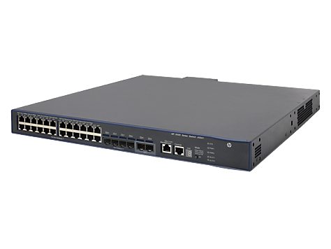 HP 5500-24G-PoE+-4SFP HI Switch w/2 Interface Slots – image 3