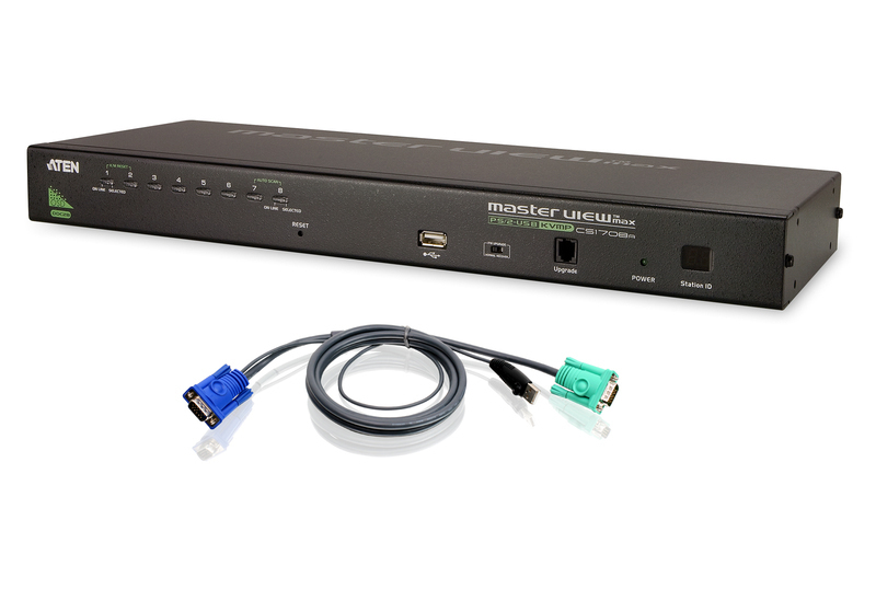 ATEN CS1708AUKIT KVM switch Rack mounting Black