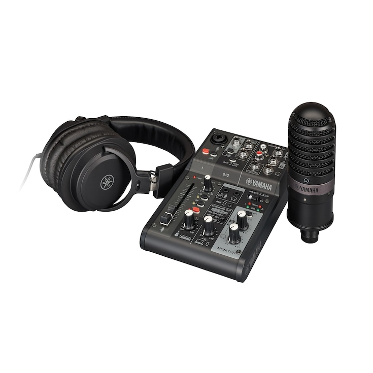 Yamaha AG03MK2BLSPK audio mixer 3 channels