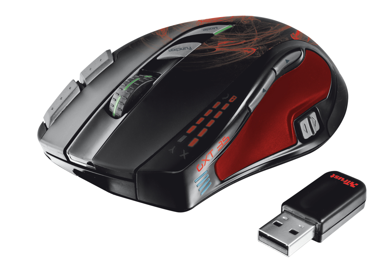 Trust 18471 mouse Gaming RF Wireless Laser 5600 DPI – image 1