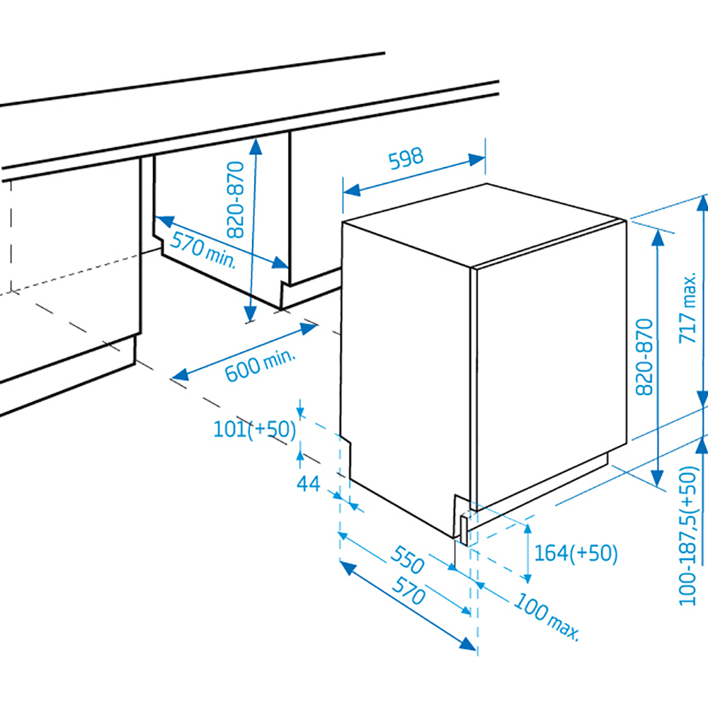 Beko DIN15211 dishwasher Fully built-in 12 place settings – image 2