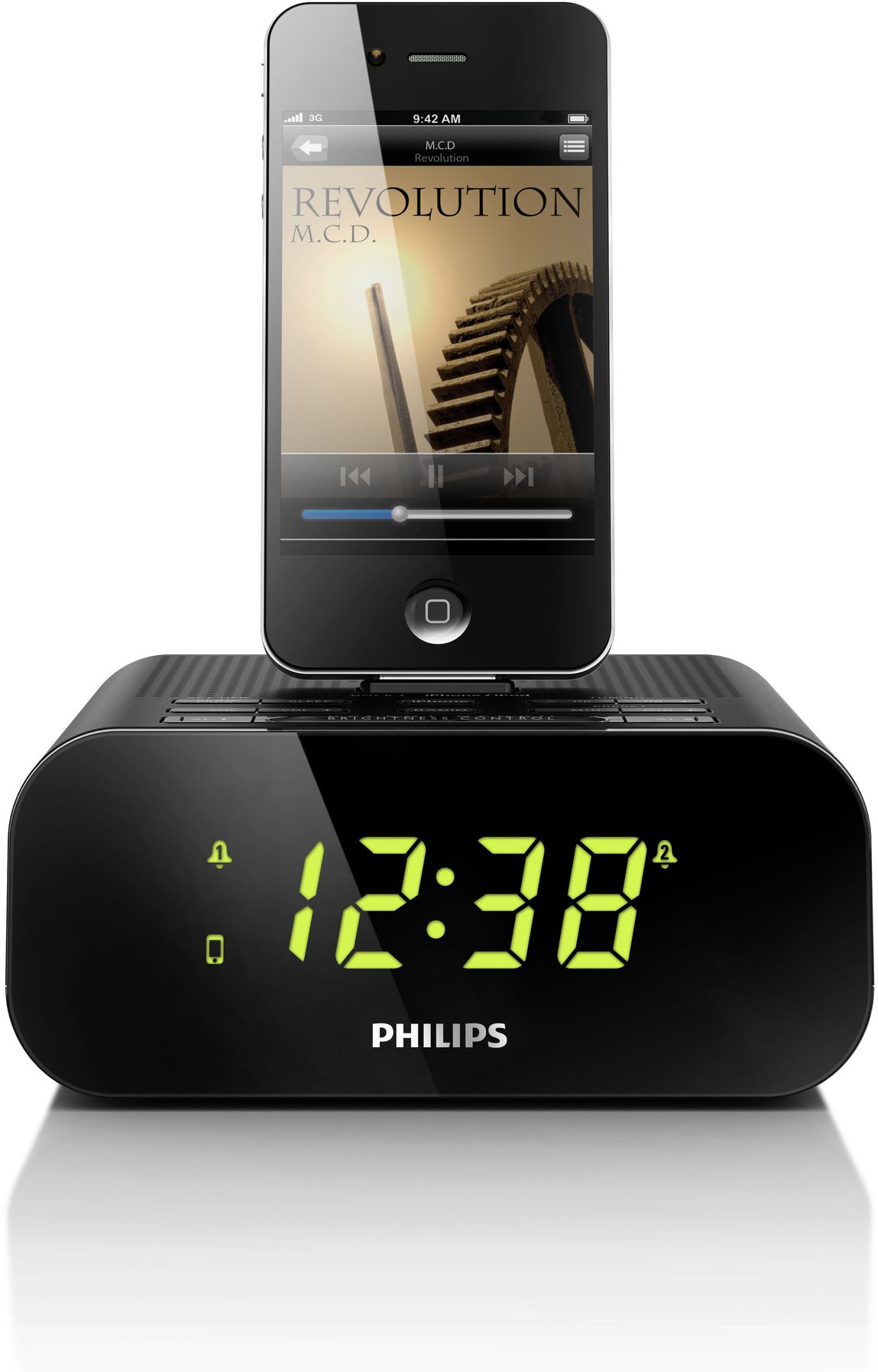 Philips Clock radio for iPod/ iPhone AJ3270D/93 – image 2