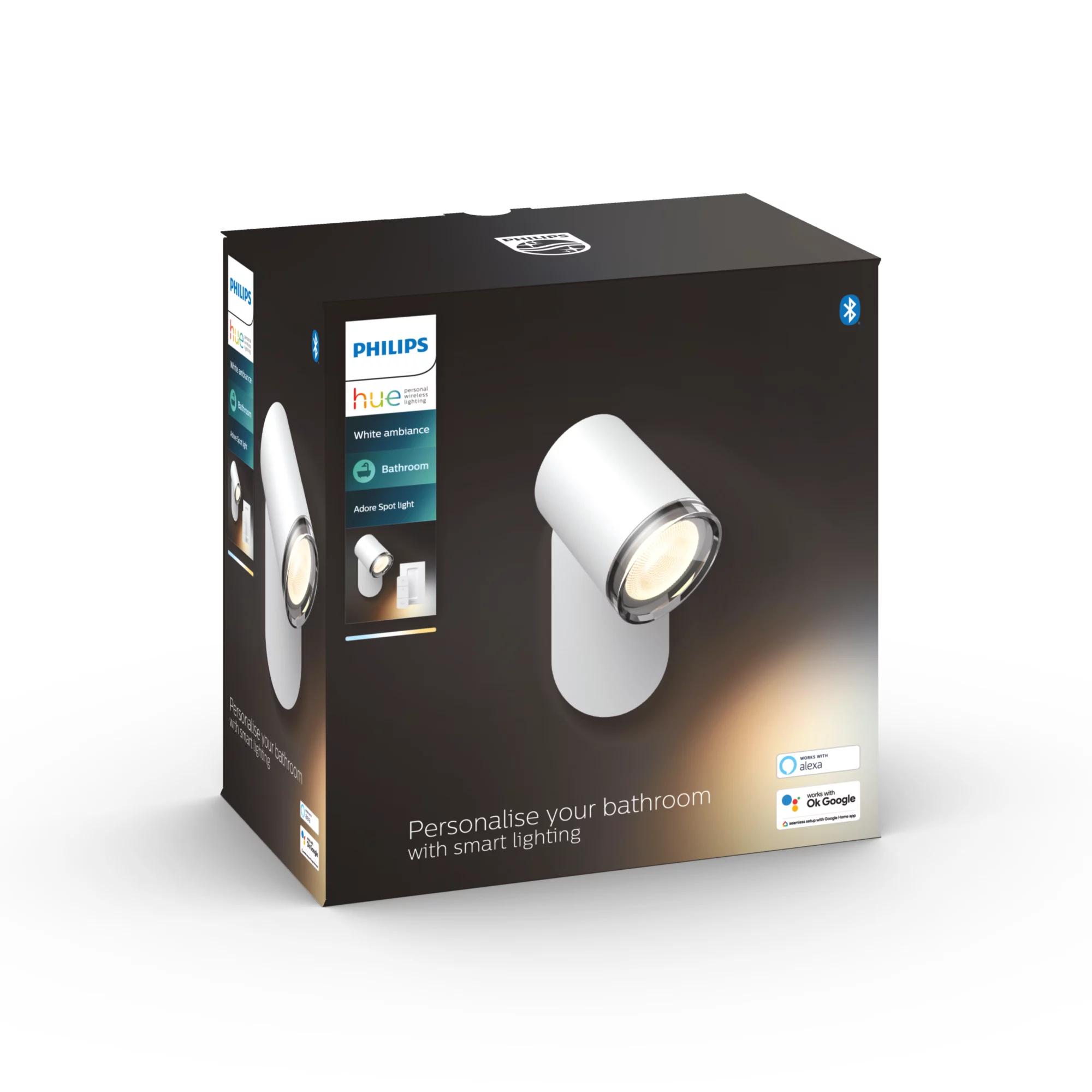Philips by Signify Philips Hue White ambience Adore Bathroom spot light – image 3