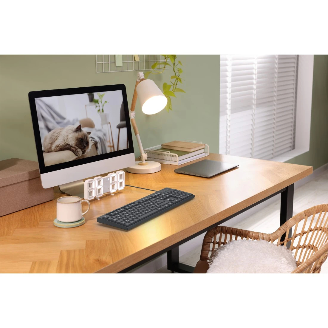 Hama CK-200 keyboard Home/Office USB QWERTZ Swiss Black – image 8