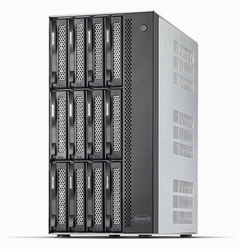 TerraMaster T12-500 Pro NAS Mini Tower Intel® Core™ i7 16 GB DDR5 0 TB Grey
