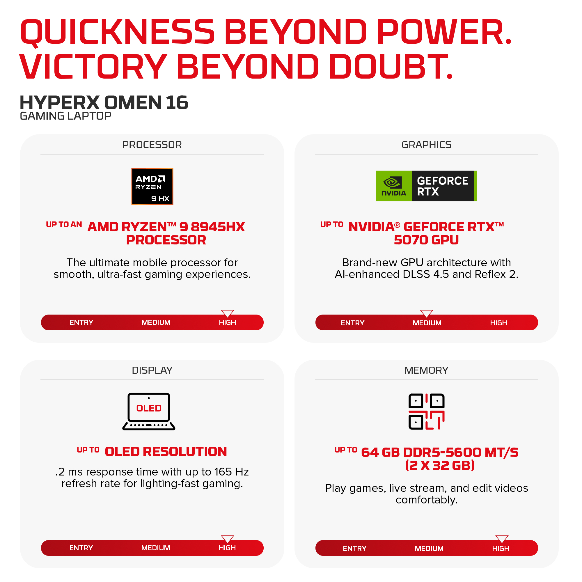 HP HyperX OMEN 16 inch Gaming Laptop PC 16-ap1502na – image 4